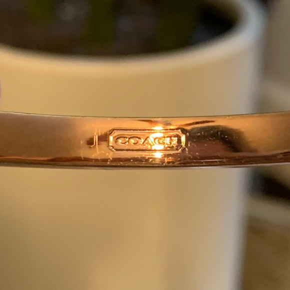 Rose gold Coach bangle - Picture 3 of 5